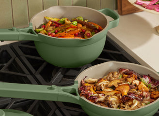 sage mini perfect pot and mini always pan on stove