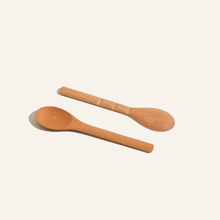 beechwood spoons notched