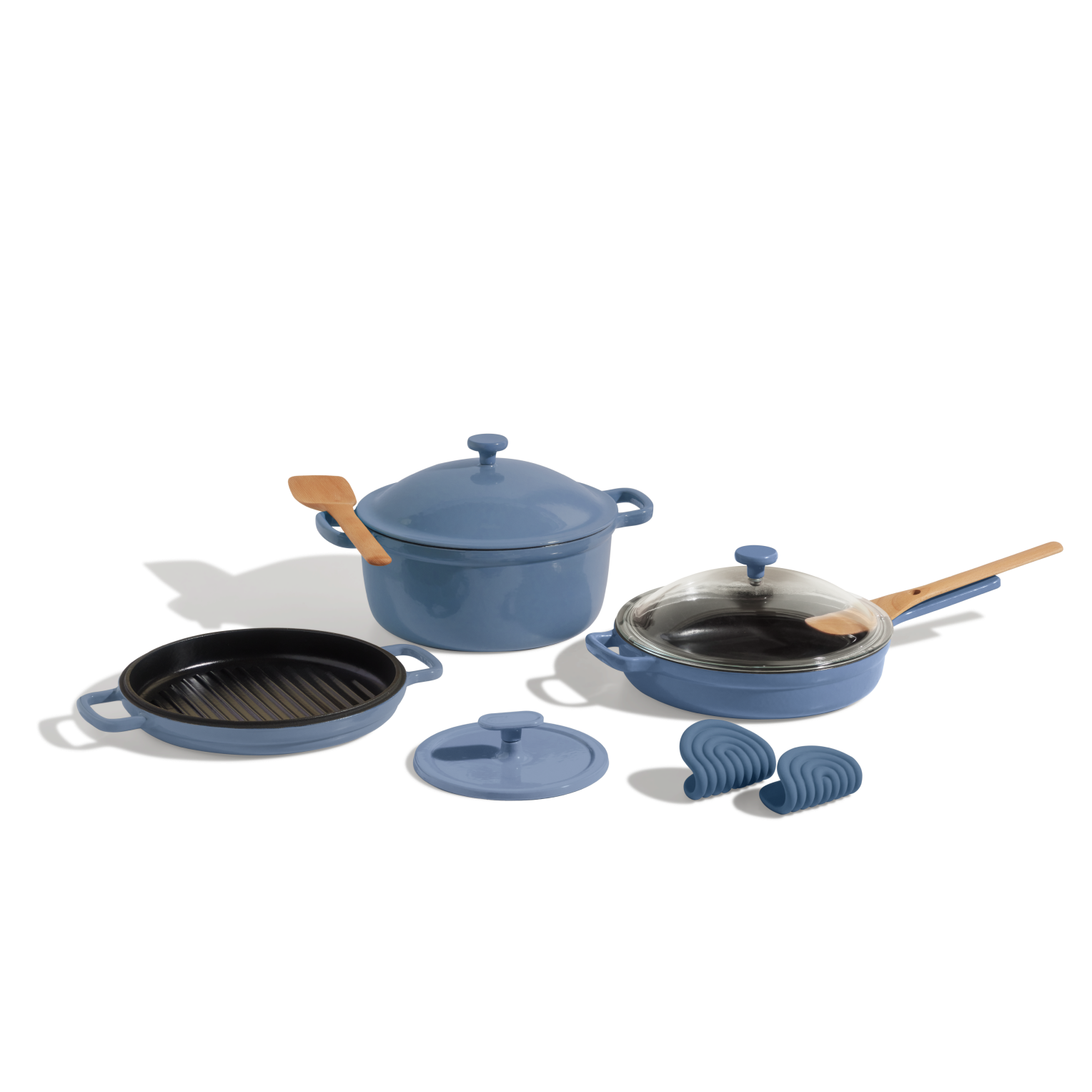 Upgrade your entire cookware set with enameled cast iron for $100