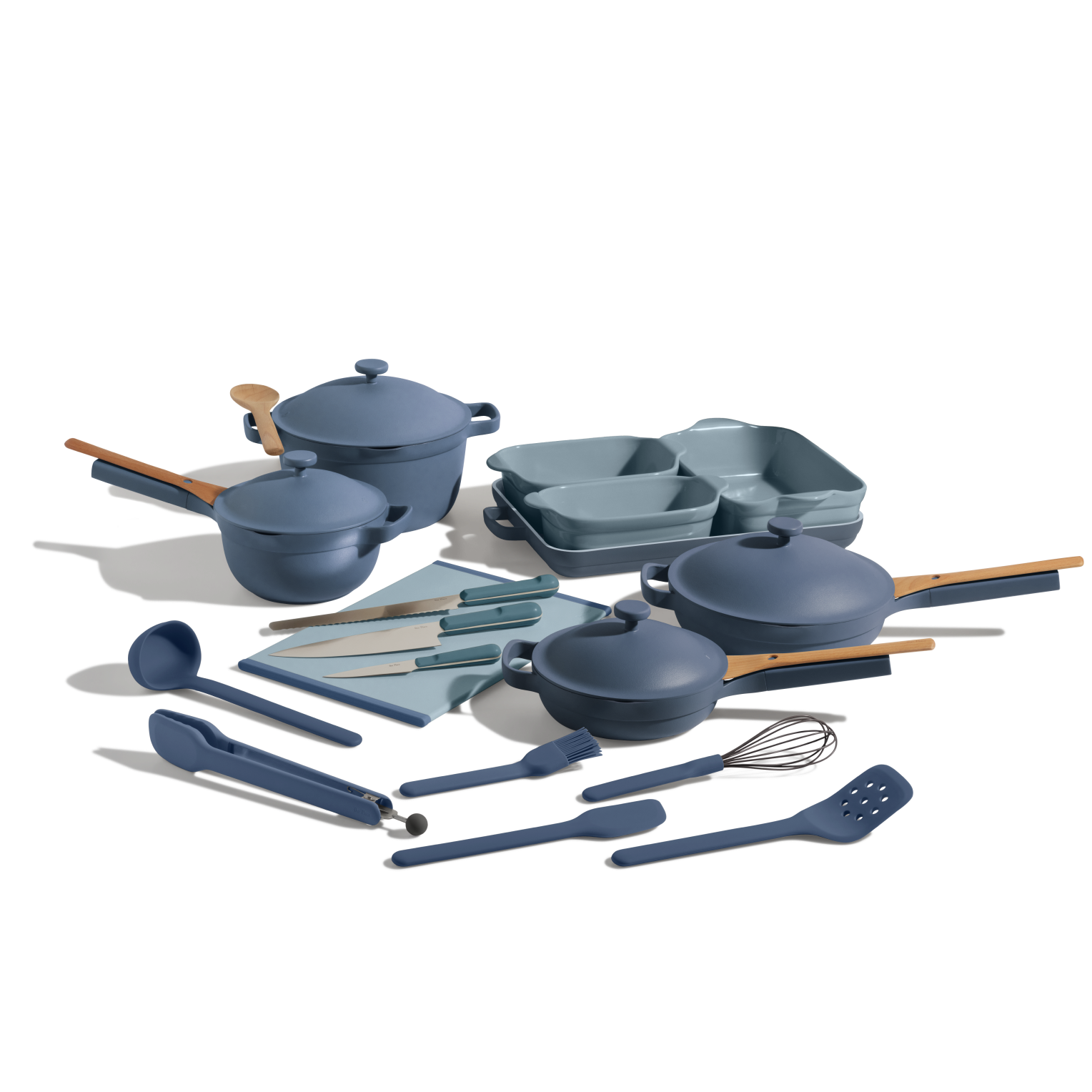 Our Place Ovenware Set | 5-Piece Nonstick, Toxin-Free, Ceramic, Stoneware  Set with Oven Pan, Bakers, & Oven Mat | Space-Saving Nesting Design 
