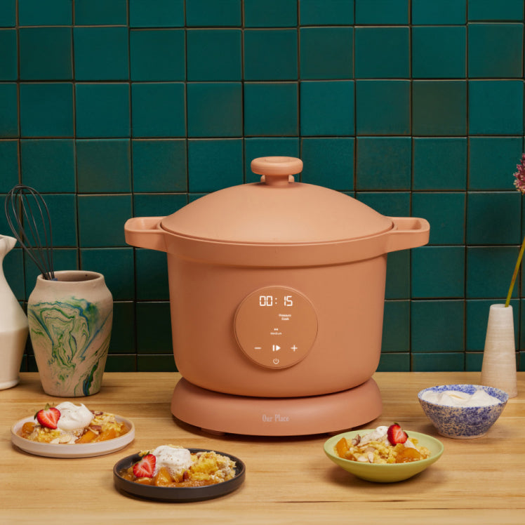 Pink Dream Cooker on countertop