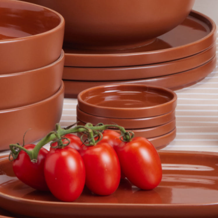 tiny plates - terracotta - view 2