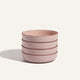 pink dinner bowls