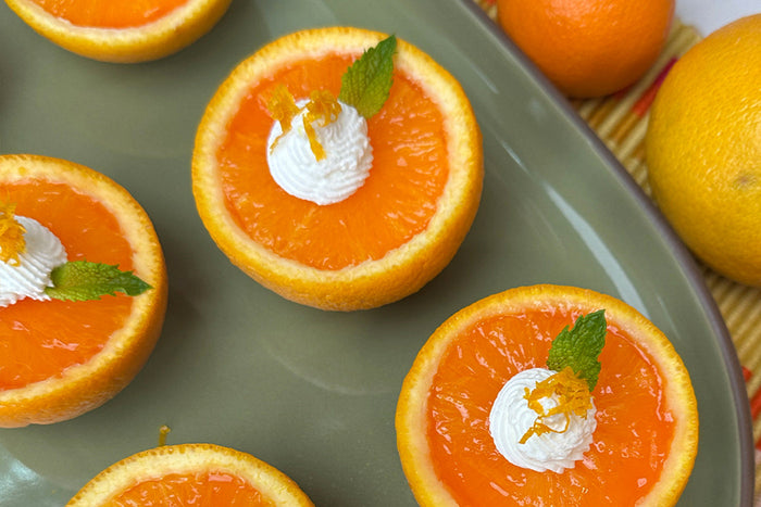 Aperol Spritz Panna Cotta