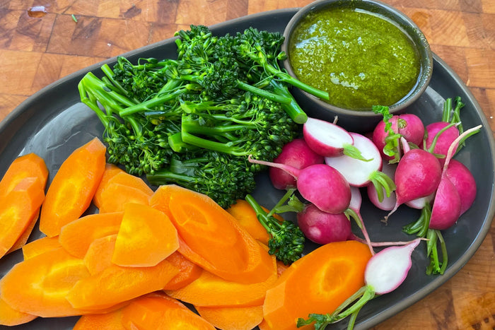 Summer Pesto and Crudité