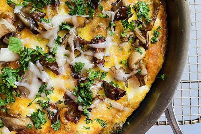 Wild Mushroom Egg Frittata