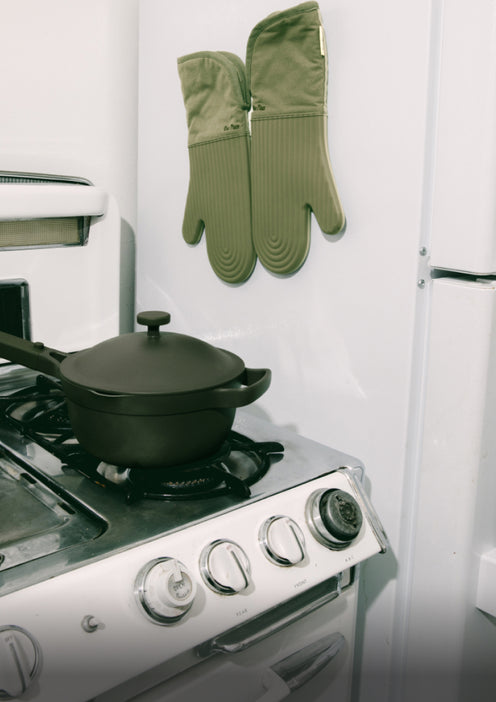 Sage+Stitch Heat Resistant Designer Kitchen Oven Mitts with
