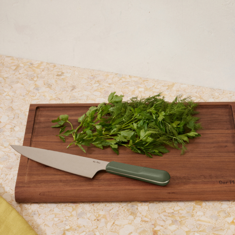 chefs knife - sage - view 2