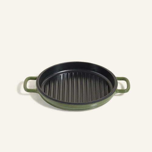 Green Cast Iron Hot Grill