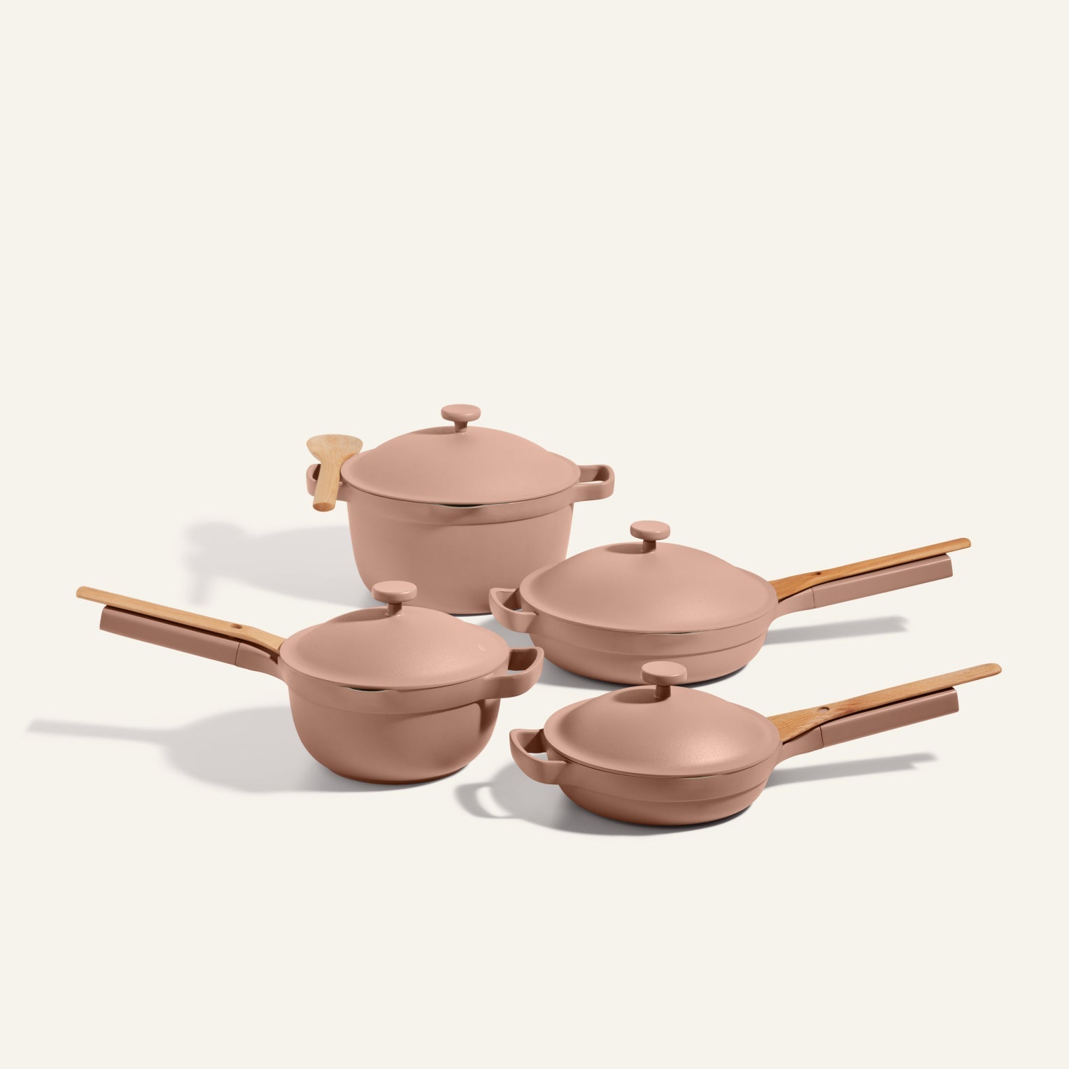 An 8-in-1 family-sized, stovetop-to-oven nonstick pot