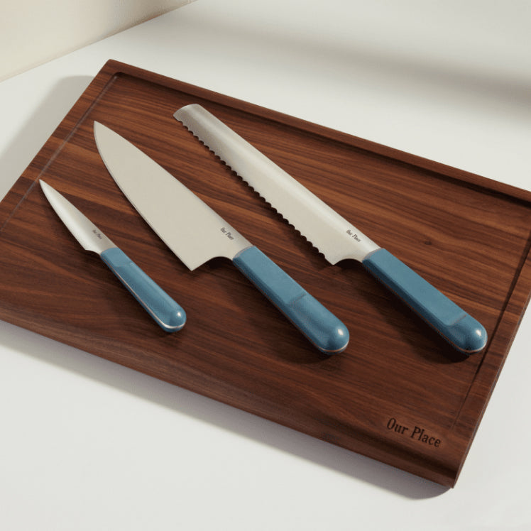 serrated knife - blue salt - view 5