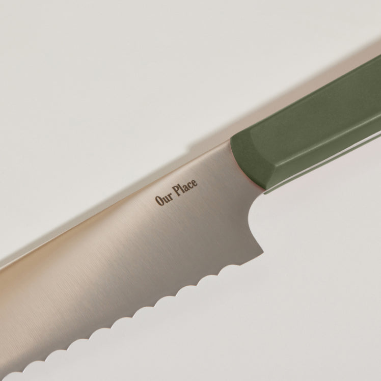 serrated knife - sage - view 3