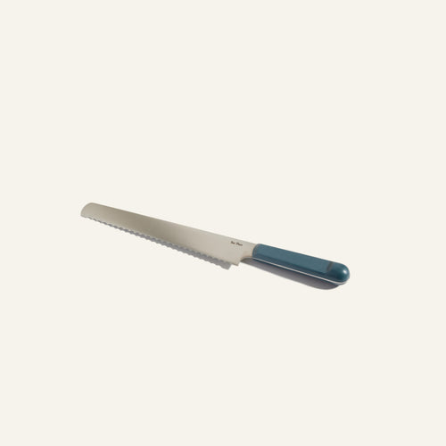 serrated slicing Knife - blue salt - view 1
