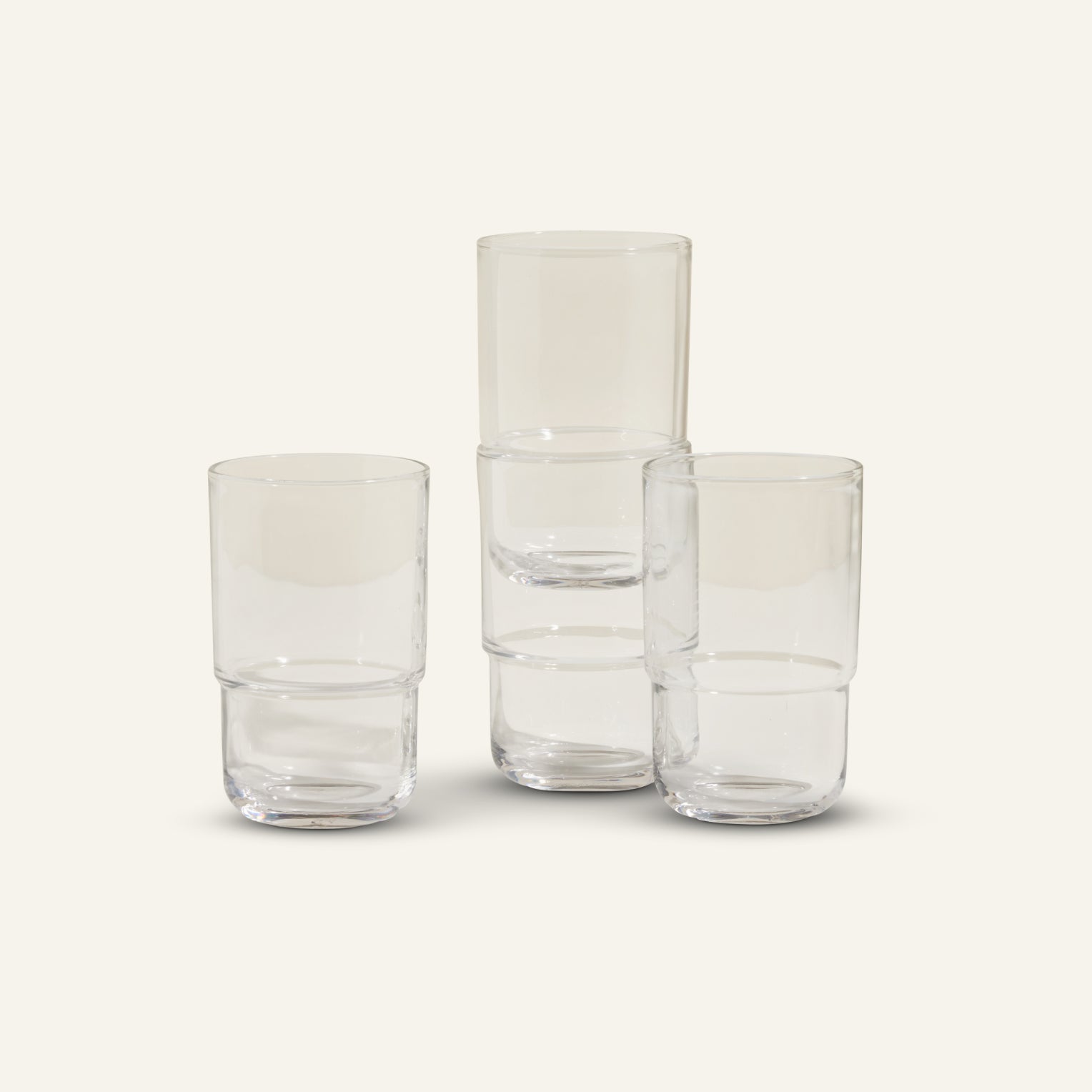 Tall Night & Day Glasses - Tall (16 oz.), Set of 4, Clear