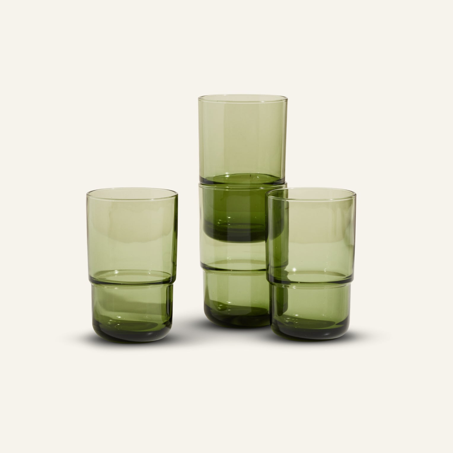 Tall Night & Day Glasses - Tall (16 oz.), Set of 4, Dawn