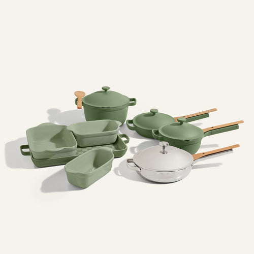 ultimate cookware set pro - sage - view 1