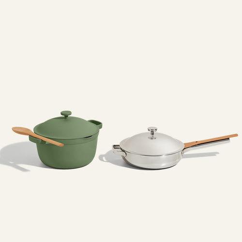 Green Perfect Pot with Titanium Always Pan Pro