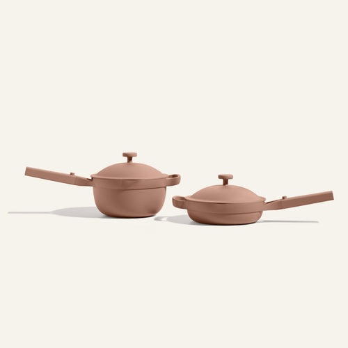 pink mini perfect pot and mini always pan