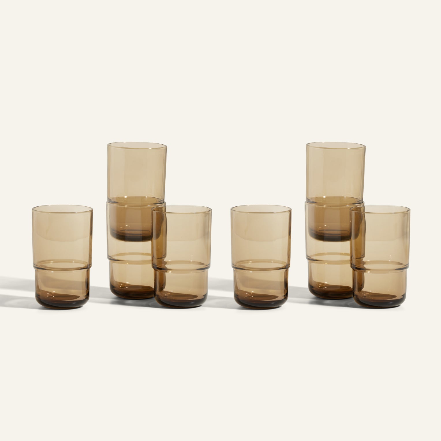 Tall Night & Day Glasses - Tall (16 oz.), Set of 8, Dusk