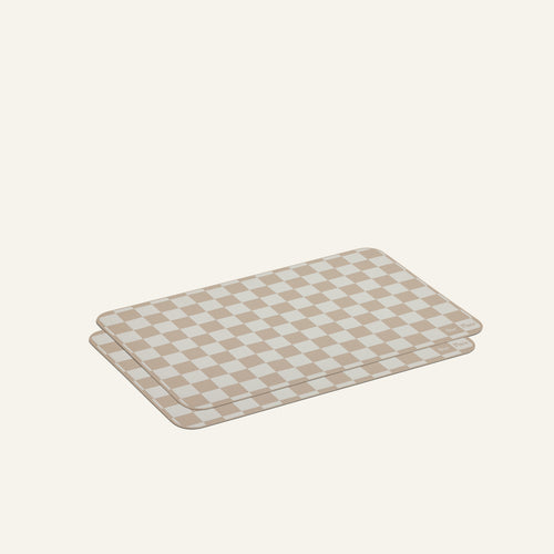 beige reusable silicone oven mats