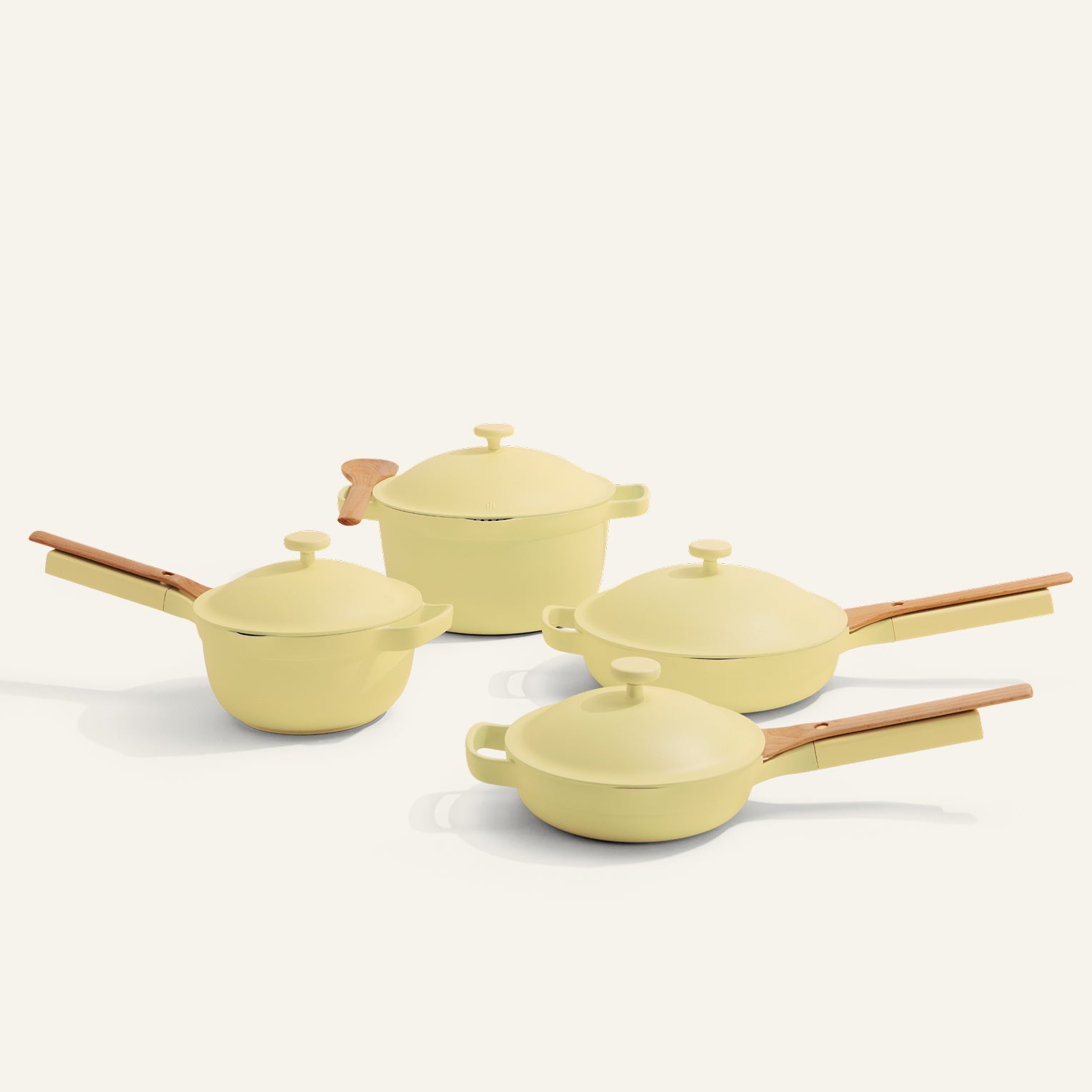 Cookware Set - Ceramic, Butter Yellow