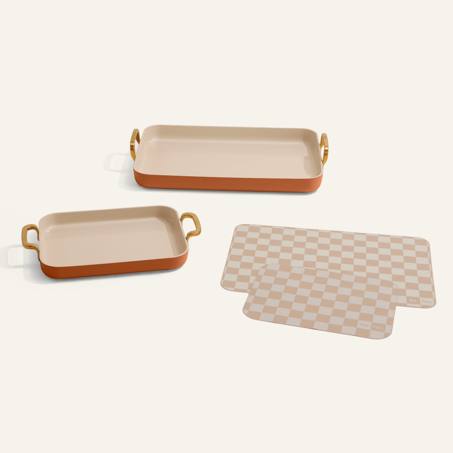 Essentials Griddle Pan Set - Terracotta