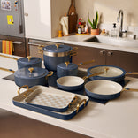 Essentials Cookware + Bakeware Set-Blue Salt-hover