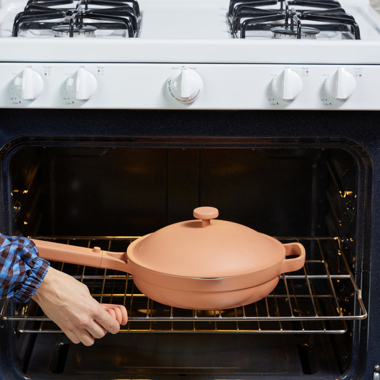 pink always pan in oven